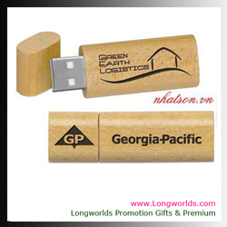 USB quà tặng - USB gỗ 017