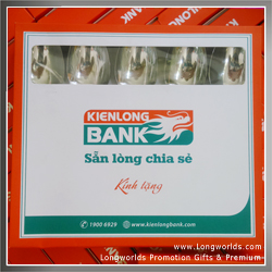 Bộ muỗng ăn quà tặng Ngân Hàng Kiên Long - Kiên Long Bank