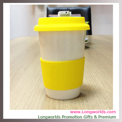 Cốc sứ Hàn Quốc Eco Cup - 300ml Yellow